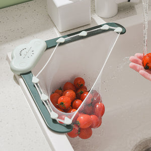 Kitchen Sink Drain Rack with Disposable Filter Mesh Bags