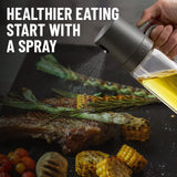 Kitchen Glass Olive Oil Sprayer Bottle with Fine Mist Spray
