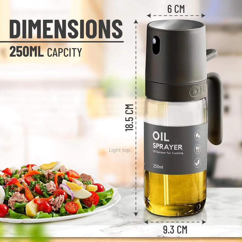Kitchen Glass Olive Oil Sprayer Bottle with Fine Mist Spray