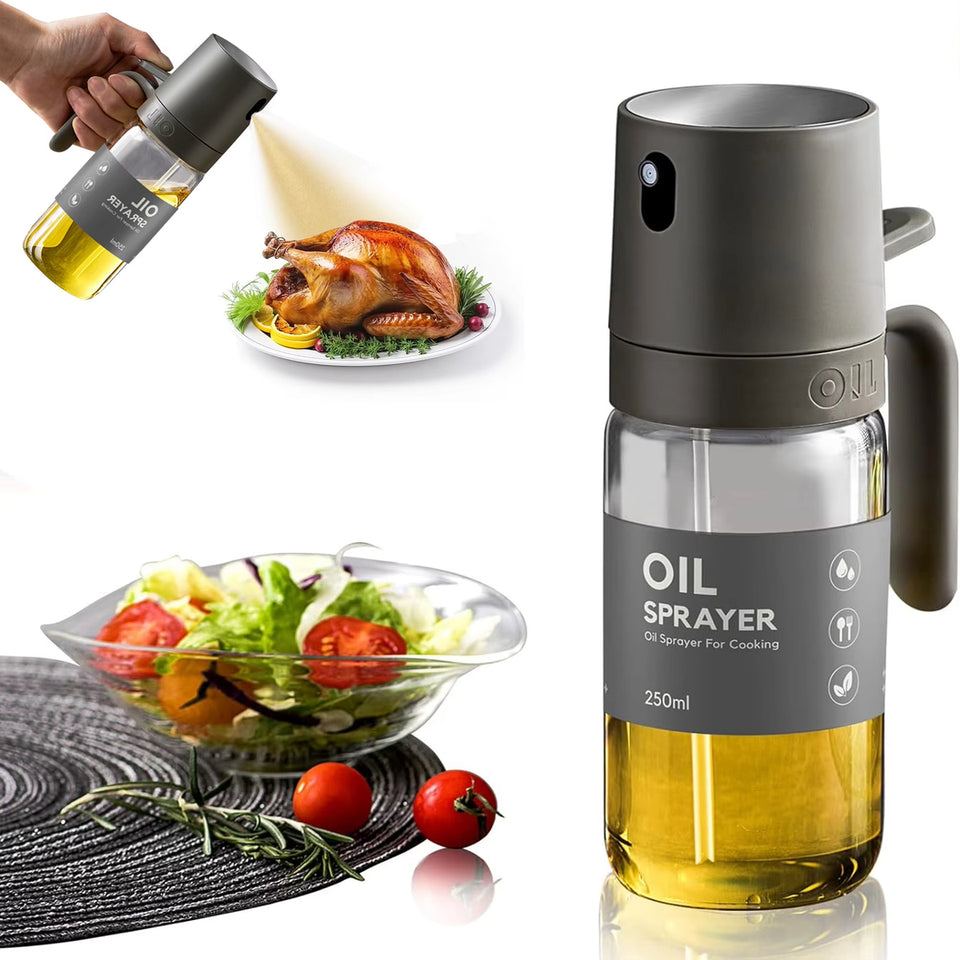 Kitchen Glass Olive Oil Sprayer Bottle with Fine Mist Spray